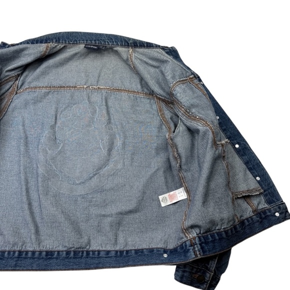Harry Potter Hogwarts Denim Jean Jacket Size 10 - Picture 7 of 11